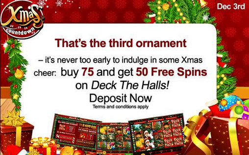 Рождественская акция в казино Крэйзи Вегас